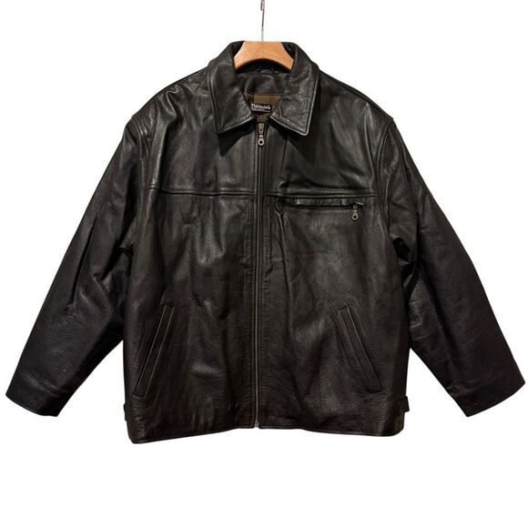 Wilson Thinsulate 3M Leather Jacket Men’s Sz XL - Picture 1 of 5